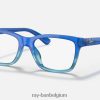 rb1536 optiek gepolijst blauw verloop XX46DZ2714 kinderen Ray-Ban bril