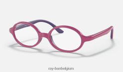 rb1545 optiek glanzend fuchsia XX46DZ2791 kinderen Ray-Ban bril