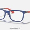 rb1549 optiek gepolijst transparant blauw XX46DZ2643 kinderen Ray-Ban bril