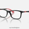 rb1549 optiek gepolijst zwart XX46DZ2646 kinderen Ray-Ban bril
