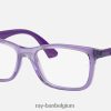 rb1562 optiek gepolijst blauw XX46DZ2783 kinderen Ray-Ban bril