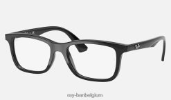 rb1562 optiek gepolijst zwart XX46DZ2785 kinderen Ray-Ban bril