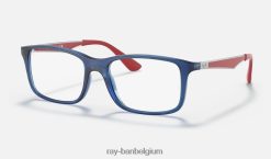 rb1570 optiek gepolijst transparant blauw XX46DZ2781 kinderen Ray-Ban bril