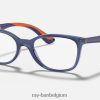 rb1586 optiek gepolijst transparant blauw XX46DZ2810 kinderen Ray-Ban bril