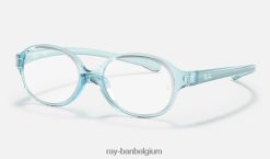 rb1587 optiek gepolijst transparant lichtblauw XX46DZ2808 kinderen Ray-Ban bril