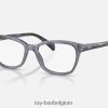 rb1591 optiek gepolijst transparant blauw XX46DZ2703 kinderen Ray-Ban bril