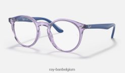 rb1594 optiek gepolijst transparant violet XX46DZ2656 kinderen Ray-Ban bril