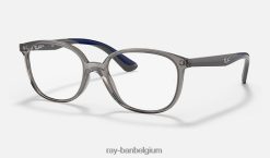 rb1598 optiek gepolijst transparant grijs XX46DZ2772 kinderen Ray-Ban bril