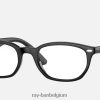 rb1599 optiek gepolijst zwart XX46DZ2830 kinderen Ray-Ban bril