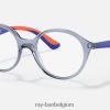 rb1606 optiek gepolijst transparant lichtblauw XX46DZ2841 kinderen Ray-Ban bril