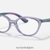 rb1612 optiek gepolijst transparant violet XX46DZ2789 kinderen Ray-Ban bril