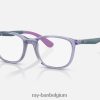 rb1620 optiek gepolijst transparant violet XX46DZ2821 kinderen Ray-Ban bril