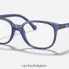 rb1900 optiek gepolijst transparant blauw XX46DZ2855 kinderen Ray-Ban bril