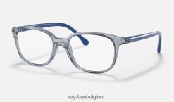 rb1900 optiek gepolijst transparant blauw XX46DZ2861 kinderen Ray-Ban bril