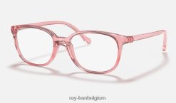 rb1900 optiek gepolijst transparant fuxia XX46DZ2856 kinderen Ray-Ban bril