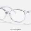 rb1900 optiek gepolijst transparant lichtblauw XX46DZ2858 kinderen Ray-Ban bril