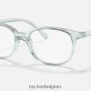 rb1900 optiek glanzend transparant groen XX46DZ2854 kinderen Ray-Ban bril