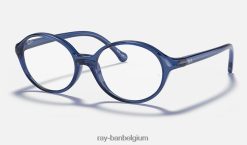 rb1901 optiek gepolijst transparant blauw XX46DZ2724 kinderen Ray-Ban bril