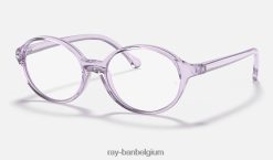 rb1901 optiek gepolijst transparant violet XX46DZ2725 kinderen Ray-Ban bril