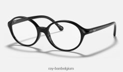 rb1901 optiek gepolijst zwart XX46DZ2728 kinderen Ray-Ban bril