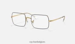 rb1969v rechthoek gepolijst blauw XX46DZ2365 Heren Ray-Ban bril