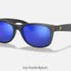 rb2132m scuderia ferrari-collectie mat zwart/blauw XX46DZ1000 Heren Ray-Ban zonnebril