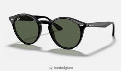 rb2180 gepolijst zwart/donkergroen XX46DZ77 Heren Ray-Ban zonnebril