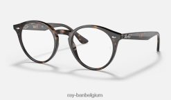 rb2180v-optiek gepolijst donker havana XX46DZ1632 Heren Ray-Ban bril