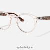 rb2180v-optiek gepolijst transparant lichtbruin XX46DZ1626 Heren Ray-Ban bril