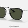rb2448n gepolijst zwart/groen XX46DZ908 Heren Ray-Ban zonnebril