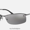 rb3183 gepolijst brons/zilver XX46DZ677 Heren Ray-Ban zonnebril