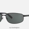 rb3254 mat zwart/kristalgroen XX46DZ1475 Heren Ray-Ban zonnebril