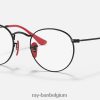 rb3447vm scuderia ferrari-collectie gepolijst zwart XX46DZ2328 Heren Ray-Ban zonnebril