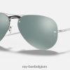 rb3449 gepolijst zilver/zilver XX46DZ683 Heren Ray-Ban zonnebril