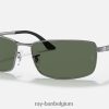 rb3498 gepolijst brons/groen XX46DZ714 Heren Ray-Ban zonnebril