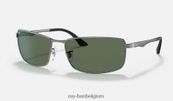 rb3498 gepolijst brons/groen XX46DZ714 Heren Ray-Ban zonnebril