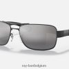 rb3522 mat zwart/zilver XX46DZ1055 Heren Ray-Ban zonnebril