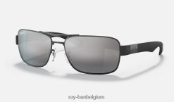 rb3522 mat zwart/zilver XX46DZ1055 Heren Ray-Ban zonnebril