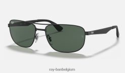 rb3528 mat zwart/groen XX46DZ969 Heren Ray-Ban zonnebril