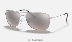 rb3543 chroom gepolijst zilver/zilver XX46DZ774 Heren Ray-Ban zonnebril