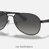 rb3549 gepolijst zwart/grijs XX46DZ873 Heren Ray-Ban zonnebril