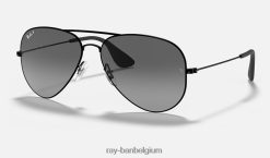rb3558 gepolijst zwart/grijs XX46DZ542 Heren Ray-Ban zonnebril