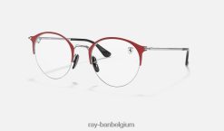 rb3578vm scuderia ferrari-collectie mat rood XX46DZ2419 Heren Ray-Ban zonnebril