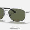rb3654 gepolijst brons/groen XX46DZ318 Heren Ray-Ban zonnebril
