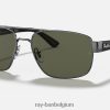 rb3663 gepolijst brons/groen XX46DZ669 Heren Ray-Ban zonnebril
