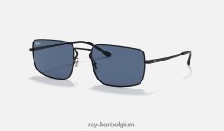 rb3669 mat zwart/donkerblauw XX46DZ787 Heren Ray-Ban zonnebril