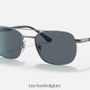 rb3670 gepolijst brons/blauw/grijs XX46DZ1113 Heren Ray-Ban zonnebril