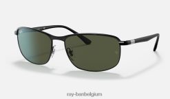rb3671 gepolijst zwart/groen XX46DZ980 Heren Ray-Ban zonnebril