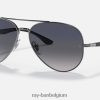 rb3675 gepolijst brons/blauw/grijs XX46DZ1287 Heren Ray-Ban zonnebril