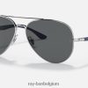 rb3675 gepolijst zilver/donkergrijs XX46DZ1285 Heren Ray-Ban zonnebril